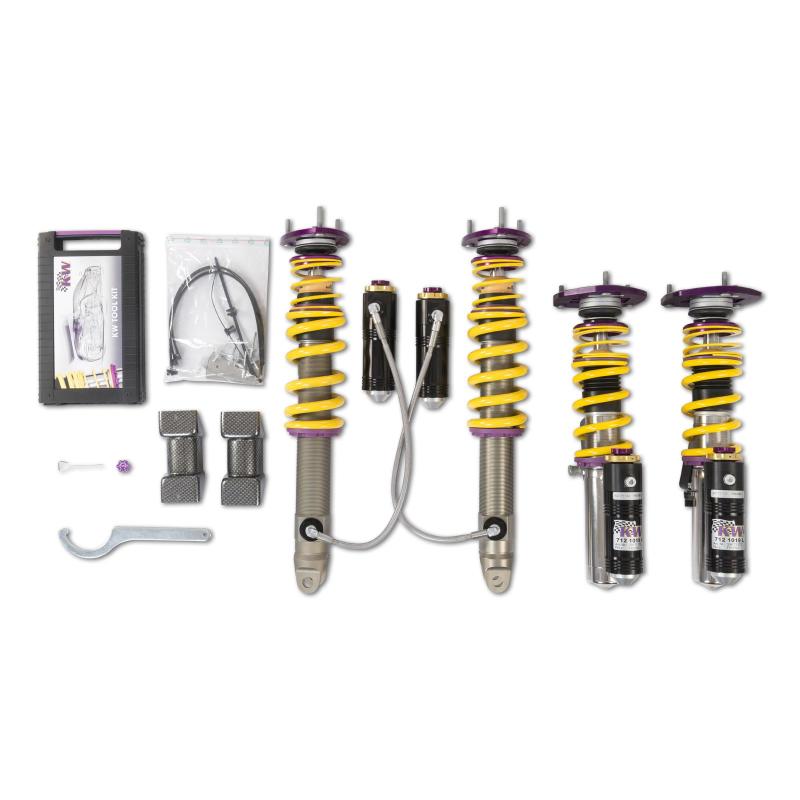 KW Porsche Turbo Turbo S Coupe Convertible w/ PDCC Clubsport Coilover Kit 3-Way-thumbmail-1