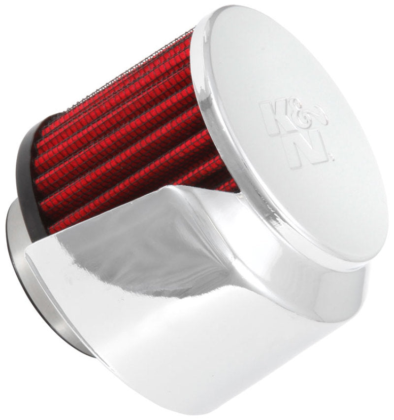 K&N 1.5in Flange ID x 3in OD x 2.5in Height Clamp On Crankcase Vent Filter-thumbmail-1