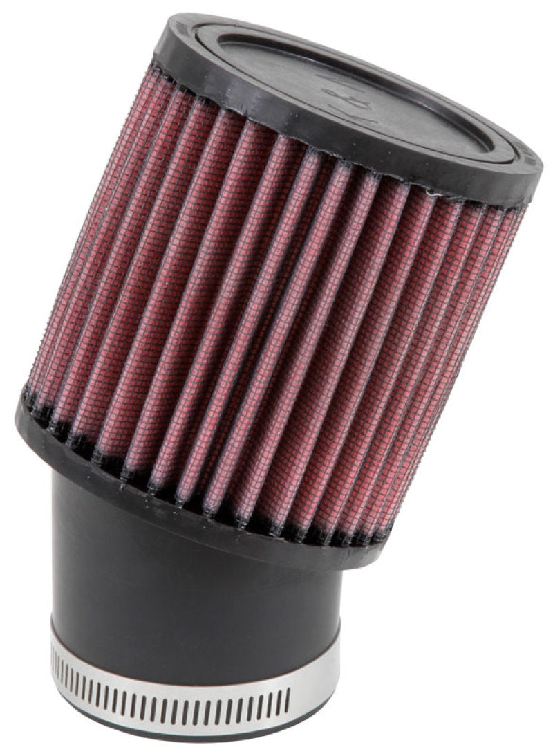 K&N Filter Universal Rubber Round Straight Filter 20 Deg Angled 2-7/16in Flange 3-3/4in OD 4in H-thumbmail-4