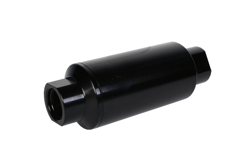 Aeromotive In-Line Filter 10AN 10 Micron Microglass Element Bright-Dip Black 2in OD-thumbmail-2