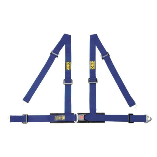 OMP 4 Point Harness - Blue