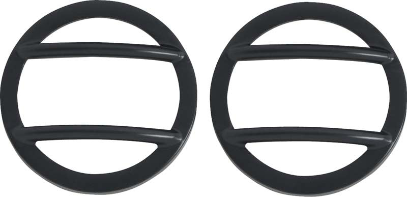 Kentrol 07-18 Jeep Wrangler JK Side Marker Covers Pair - Powdercoat Black-thumbmail-1