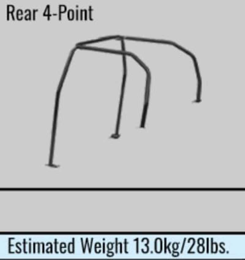 Cusco Roll Cage 4pt Sfty21 Steel Non Sunroof 4 passenger Toyota SXE10 IS300 (S/O / No Cancel)-thumbmail-1