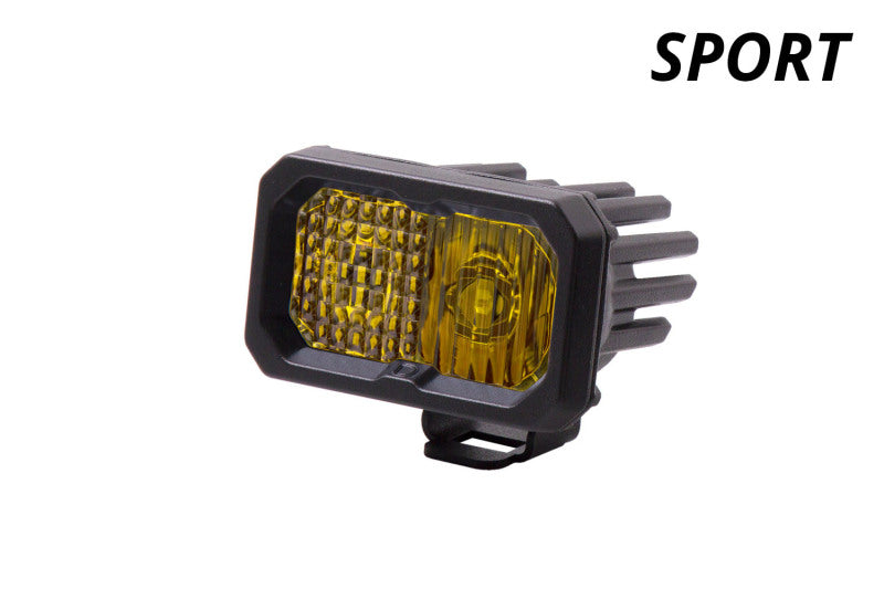 Diode Dynamics Stage Series 2 In LED Pod Sport - Yellow Spot Standard ABL Each-thumbmail-4
