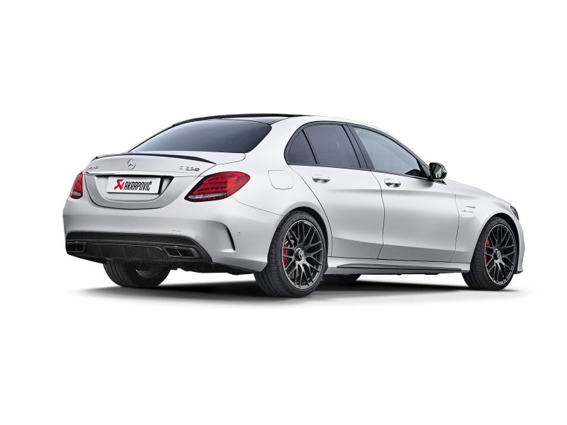 Akrapovic 15-17 AMG C63 Estate Evolution Line Cat Back (Titanium) w/ Carbon Tips (Req. Link Pipe)-thumbmail-4
