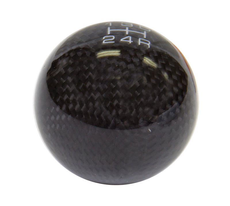 NRG Universal Ball Style Shift Knob - Heavy Weight 480G / 1.1Lbs. - Carbon Fiber (5 Speed)-thumbmail-1