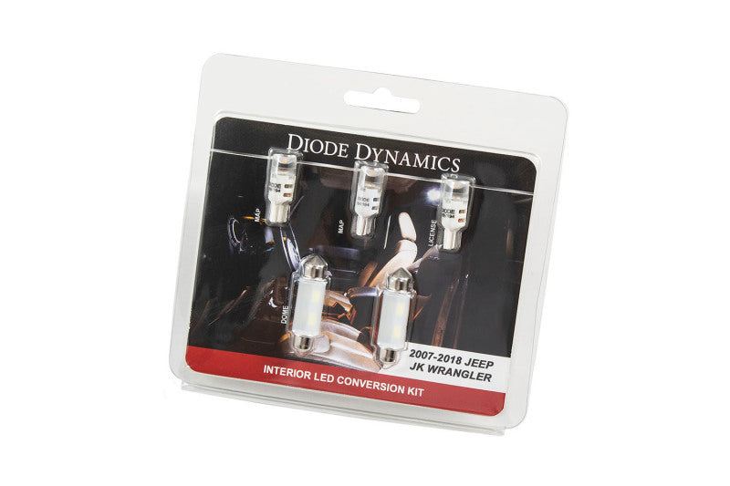 Diode Dynamics Wrangler JK 4dr Interior Kit Stage 2 - Cool - White-thumbmail-2