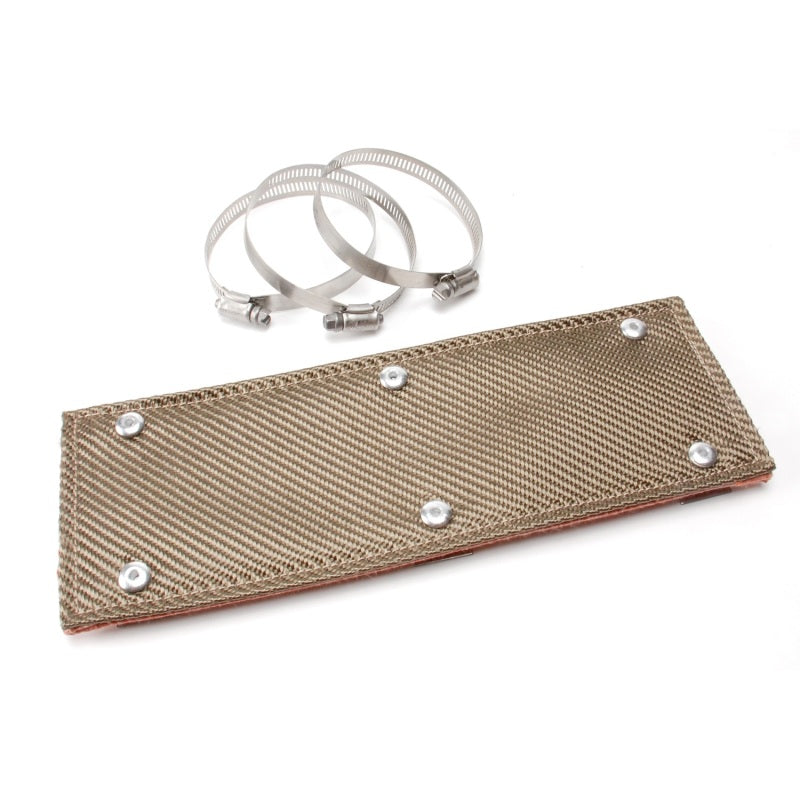 DEI Pipe Shield 4in w x 1ft - w/ Stainless Steel Clamps - Titanium-thumbmail-1