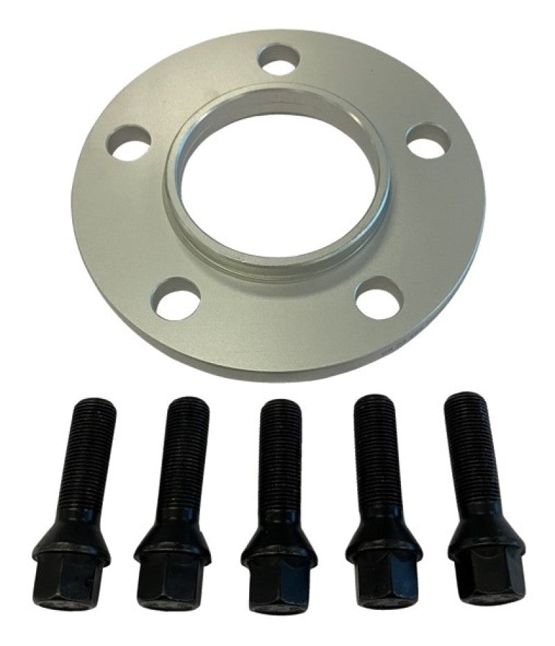 BBS 5mm Spacer Kit BMW 5x120 CB 72.5 - 14x1.25 Bolts (1 Spacer & 5 Black Lug Bolts)-thumbmail-1