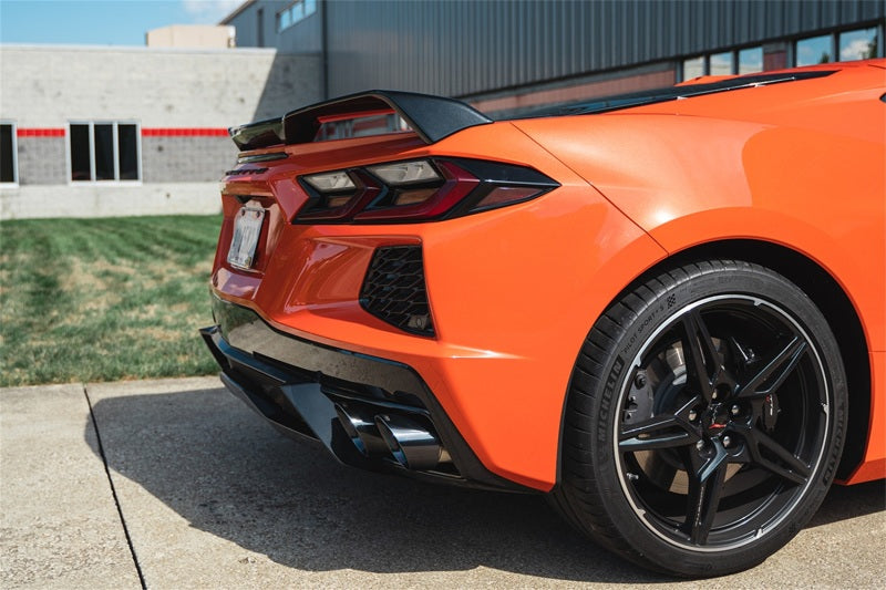 Corsa 2020 Corvette C8 3in Xtreme Cat-Back Exhaust 4.5in Black Quad Tips - Deletes stock AFM Valve-thumbmail-2