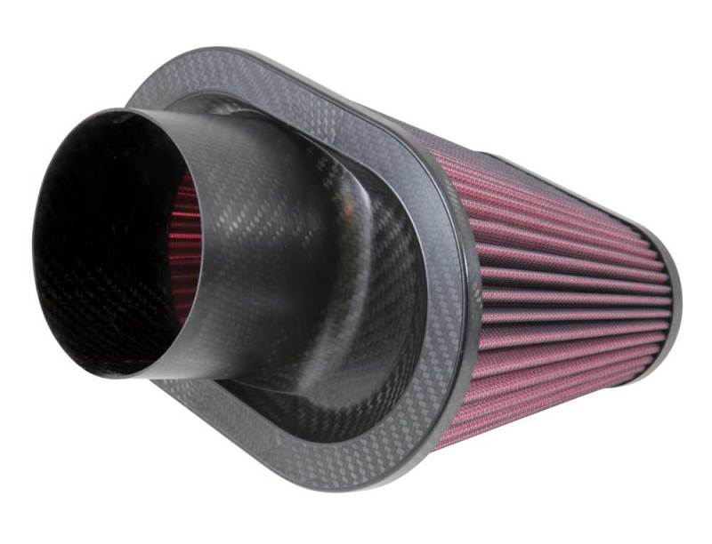 K&N Universal Air Filter 3 11/16in Flange x 8 3/4 x 5 1/2in Base x 6 3/8 x 3 3/16in Top x 7in Height-thumbmail-3