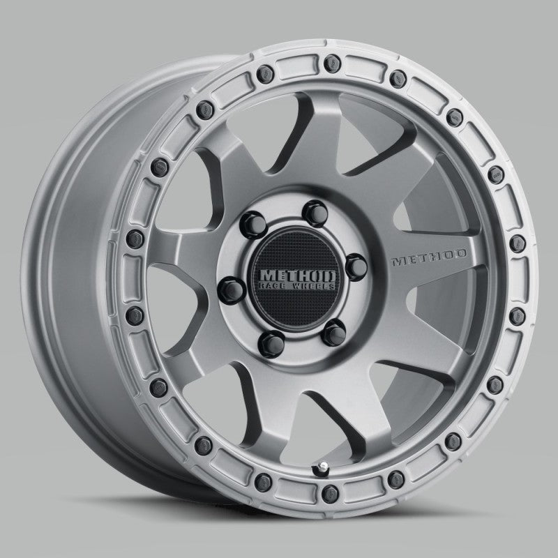 Method MR317 17x8.5 0mm Offset 6x5.5 106.25mm CB Matte Titanium Wheel-thumbmail-1