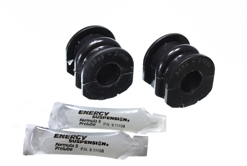 Energy Suspension 03-07 Infiniti G-35 Coupe RWD / 02-09 350Z Black 21mm Rear Sway Bar Frame Bushings-thumbmail-2