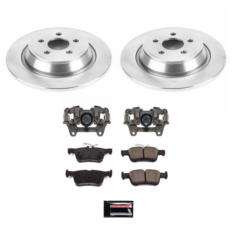 Power Stop 15-22 Ford Edge Rear Autospecialty Kit w/Calipers-thumbmail-1