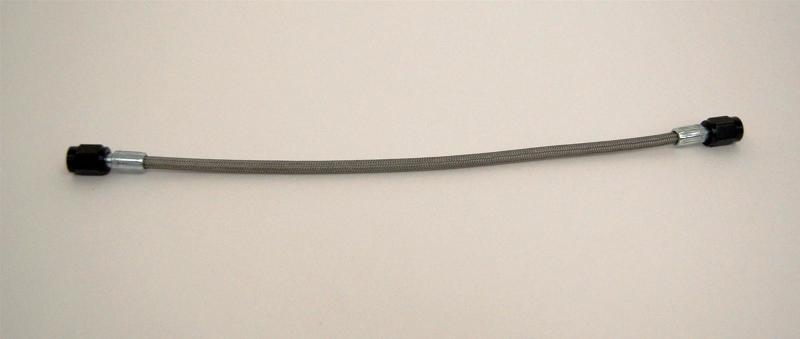 Fragola -2AN Brake Line w/ -3AN Blue Alum. Nuts 30in-thumbmail-1
