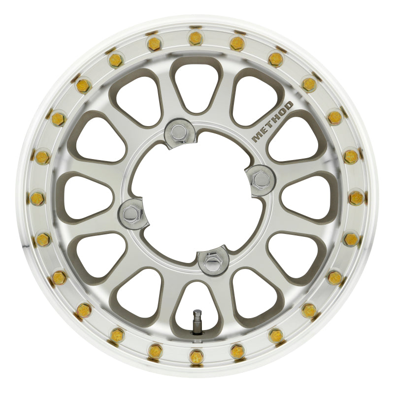 Method MR401-R UTV Beadlock 15x5 / 2.5+2.5/0mm Offset / 4x156 / 127mm CB Machined - Raw Wheel-thumbmail-2