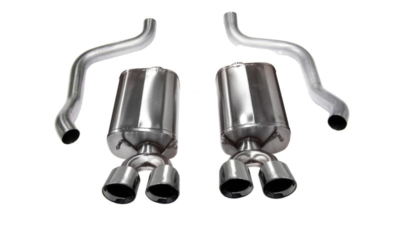 Corsa 09-13 Chevrolet Corvette C6 6.2L V8 Polished Sport Axle-Back Exhaust-thumbmail-1