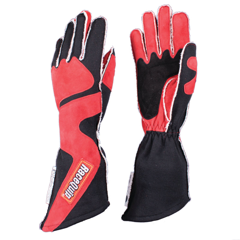RaceQuip SFI-5 Red/Black XL Outseam Angle Cut Glove-thumbmail-1