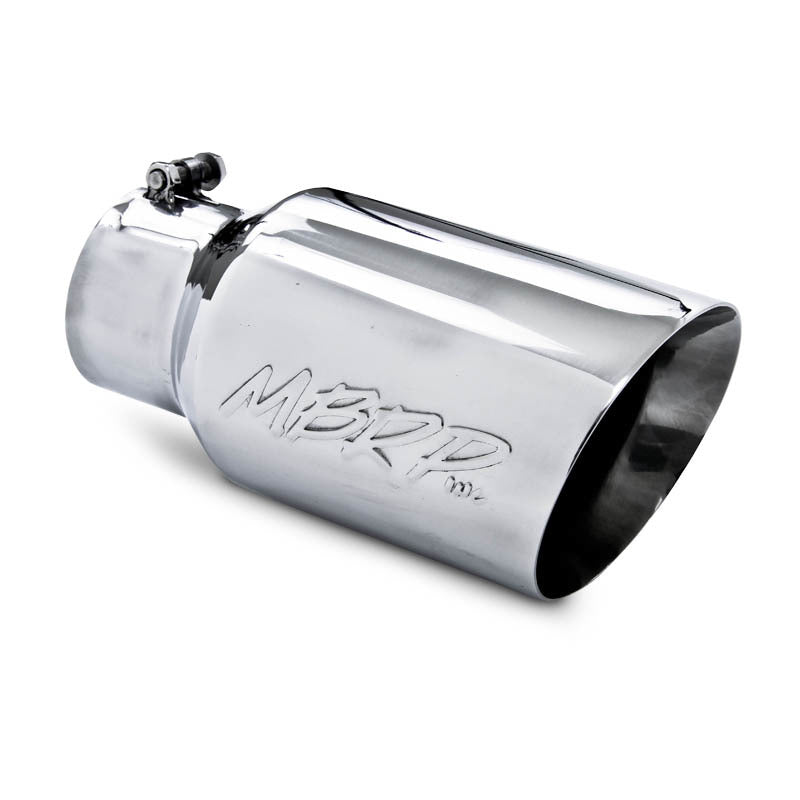 MBRP Universal Tip 6 O.D. Dual Wall Angled 4 inlet 12 length-thumbmail-2