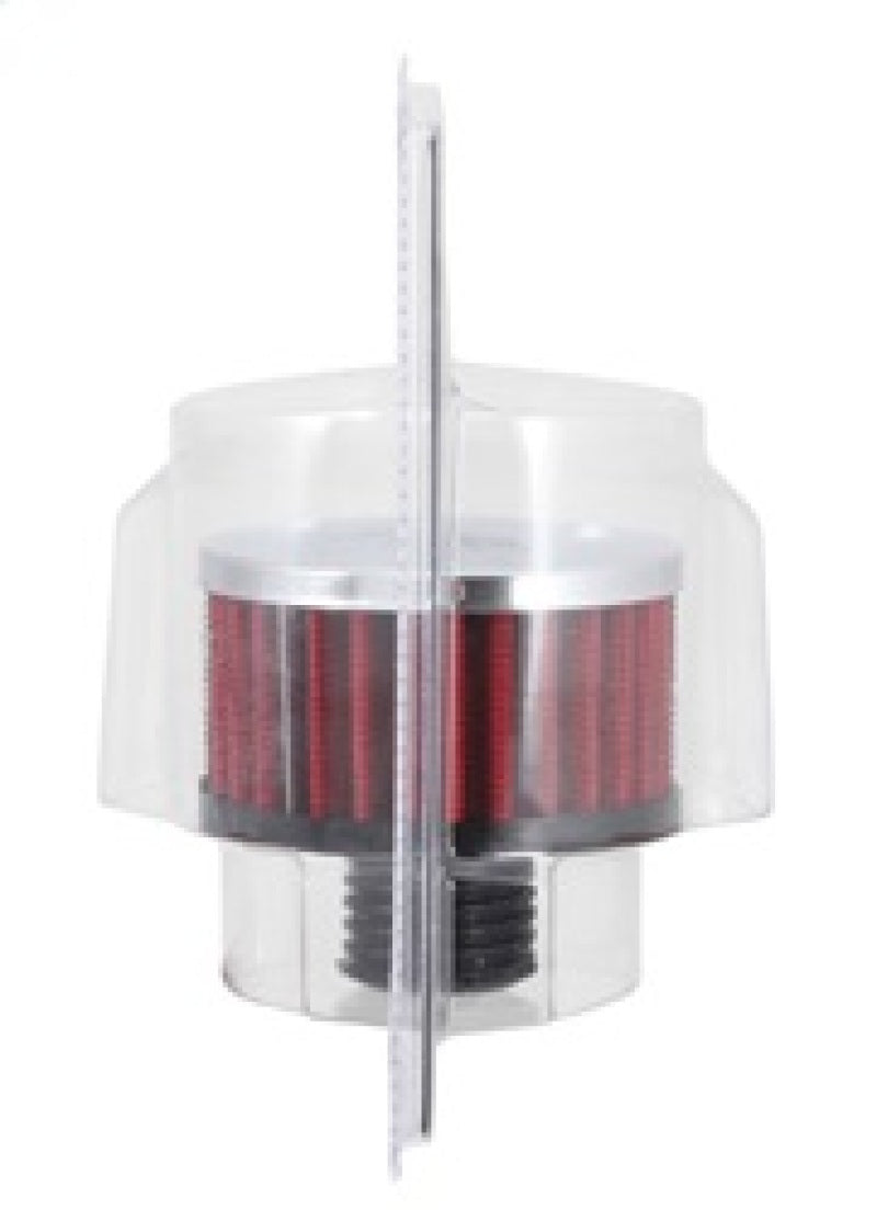 K&N .5in Flange ID x 3in OD x 3.25in H Rubber Base Crankcase Vent Filter-thumbmail-7