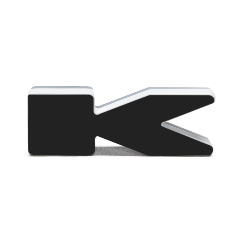ORACLE Lighting Universal Illuminated LED Letter Badges - Matte Black Surface Finish - K-thumbmail-6