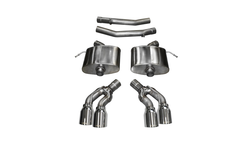 Corsa 2016 Cadillac CTS V Sedan 6.2L V8 2.75in Polished Sport Axle-Back Exhaust-thumbmail-1