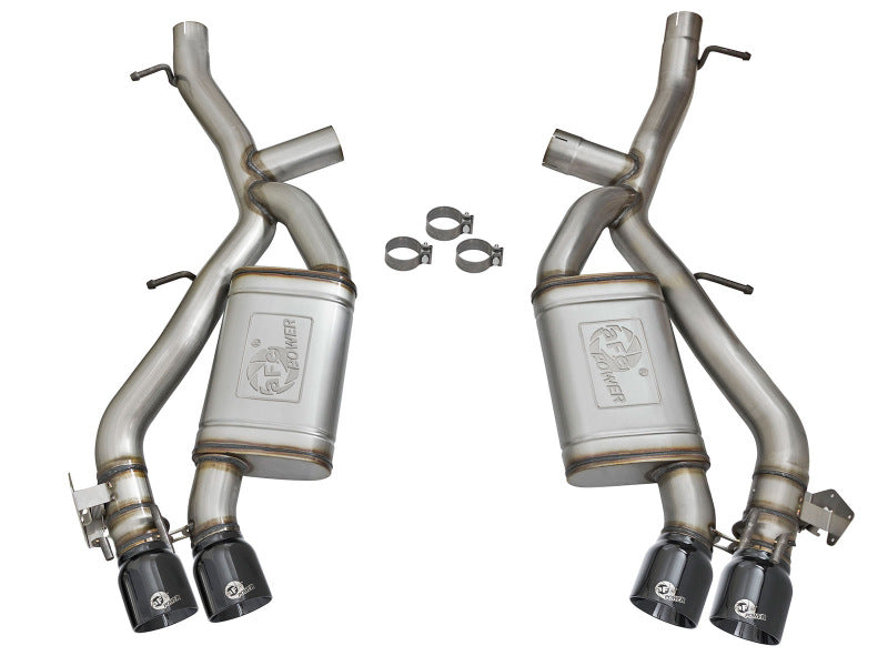 aFe MACHForce XP 3in 304 SS Axle-Back Exhaust Dual Exhaust (NPP) w/ Black Tips 16-17 Camaro SS V8-thumbmail-6