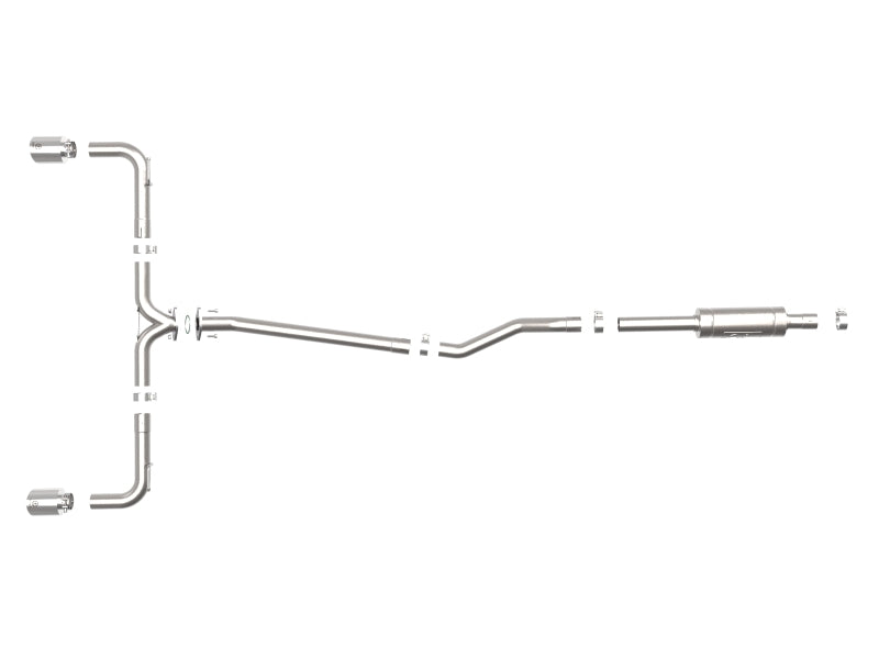 aFe Takeda 2-1/2in 304 SS Cat-Back Exhaust w/ Polished Tips 14-18 Mazda 3 L4 2.0L/2.5L-thumbmail-8