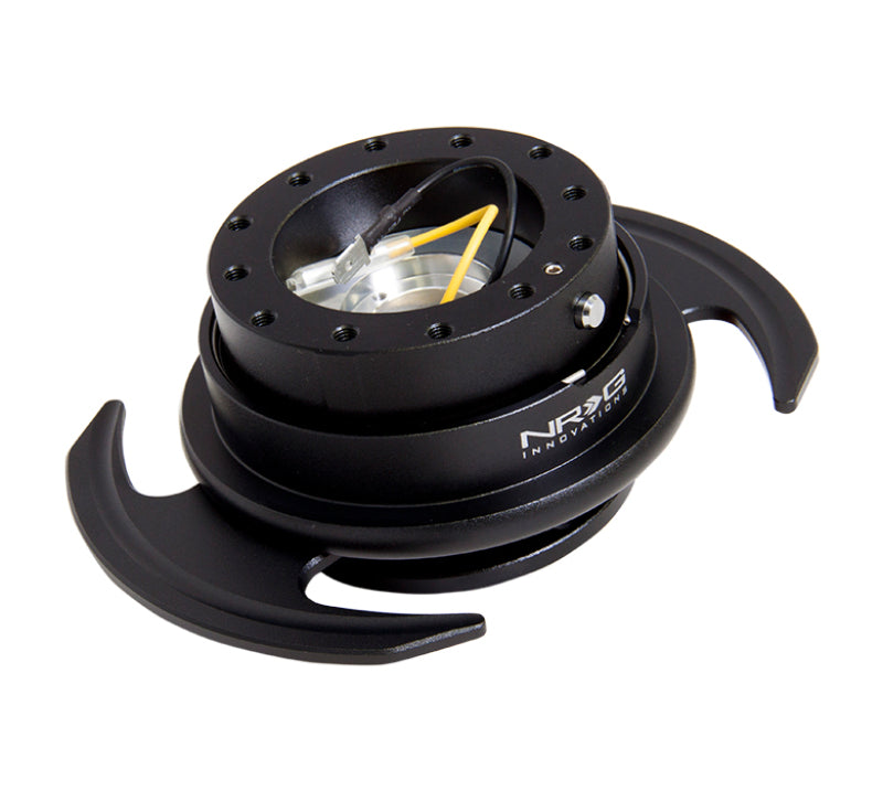 NRG Quick Release Kit Gen 3.0 - Black Body / Black Ring w/Handles-thumbmail-2
