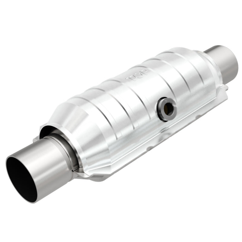 MagnaFlow Conv Univ 2in Inlet/Outlet Center/Center Round 11in Body L x 5.125in W x 15in Overall L-thumbmail-1