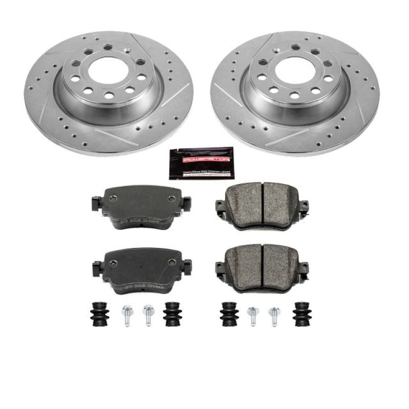 Power Stop 16-18 Audi Q3 Rear Z23 Evolution Sport Brake Kit-thumbmail-1