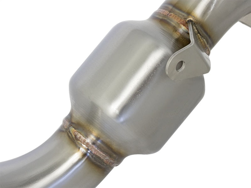 aFe Twisted Steel Down-Pipe Catted 13-16 Cadillac ATS L4-2.0L (t)-thumbmail-4