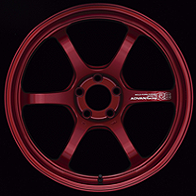 Advan R6 20x8.5 +38mm 5-114.3 Racing Candy Red Wheel-thumbmail-1