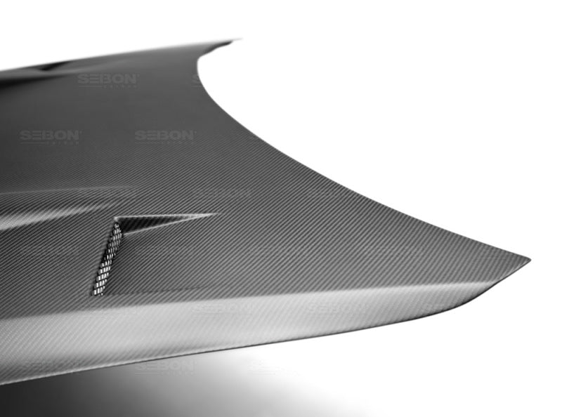 Seibon 09-15 Nissan GTR R35 GTII Dry Carbon Hood-thumbmail-3