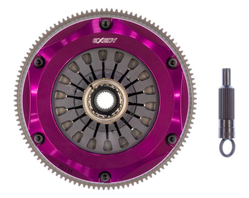 Exedy 2008-2015 Mitsubishi Lancer Evolution GSR L4 Hyper Twin Cerametallic Clutch Sprung Disc-thumbmail-7