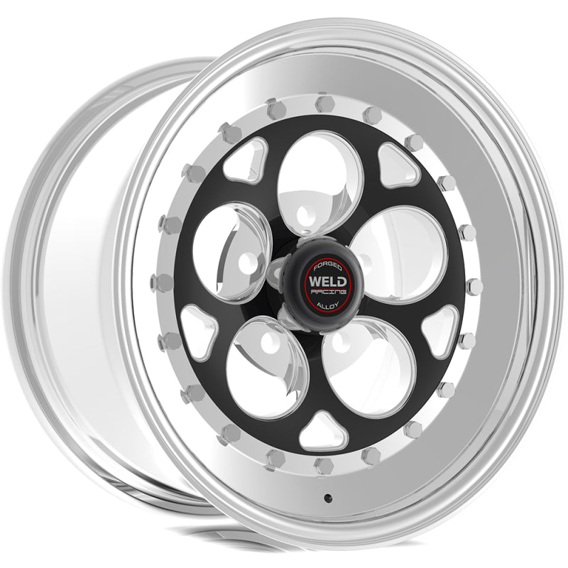 Weld Magnum III 15x6 / 5x4.75 BP / 3.5in. BS Black Wheel - Non-Beadlock-thumbmail-2