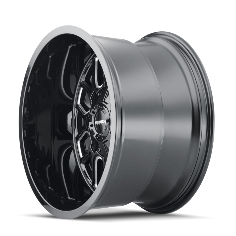 Mayhem 8107 Cogent 20x9 / 6x135 BP / 13mm Offset / 106mm Hub Black w/ Milled Spokes Wheel-thumbmail-1