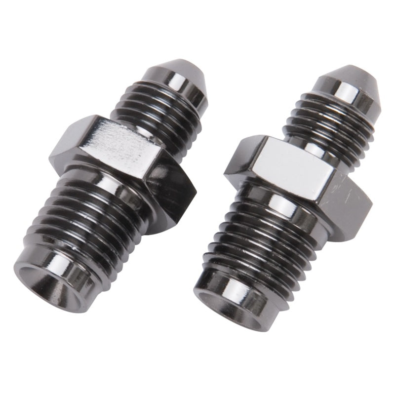 Russell Performance -3 AN SAE Adapter Fitting (2 pcs.) (Black)-thumbmail-2