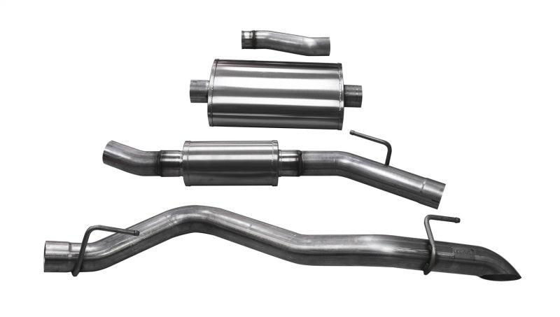 Corsa 2020 Jeep Gladiator JT 3.0in Cat-Back Touring Single Side Exit w/ Turn Down Tip-thumbmail-1