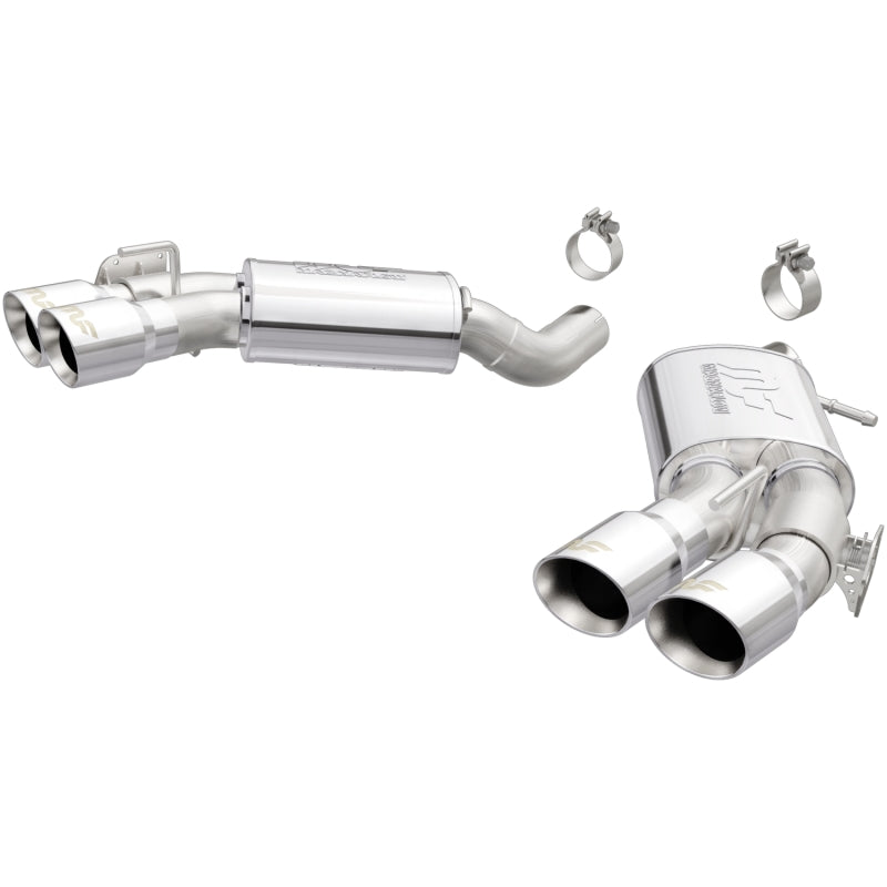 MagnaFlow 2016 Chevy Camaro 6.2L V8 Competition Axle Back w/ Quad Polished Tips-thumbmail-1