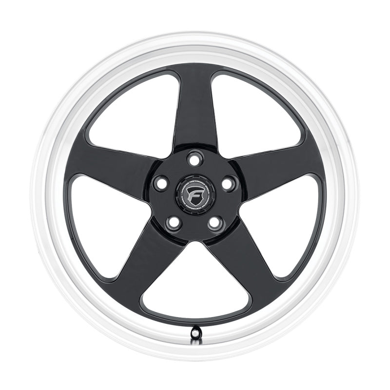Forgestar D5 17x10 / 5x114.3 BP / ET00 / 5.5in BS Gloss Black Wheel-thumbmail-2