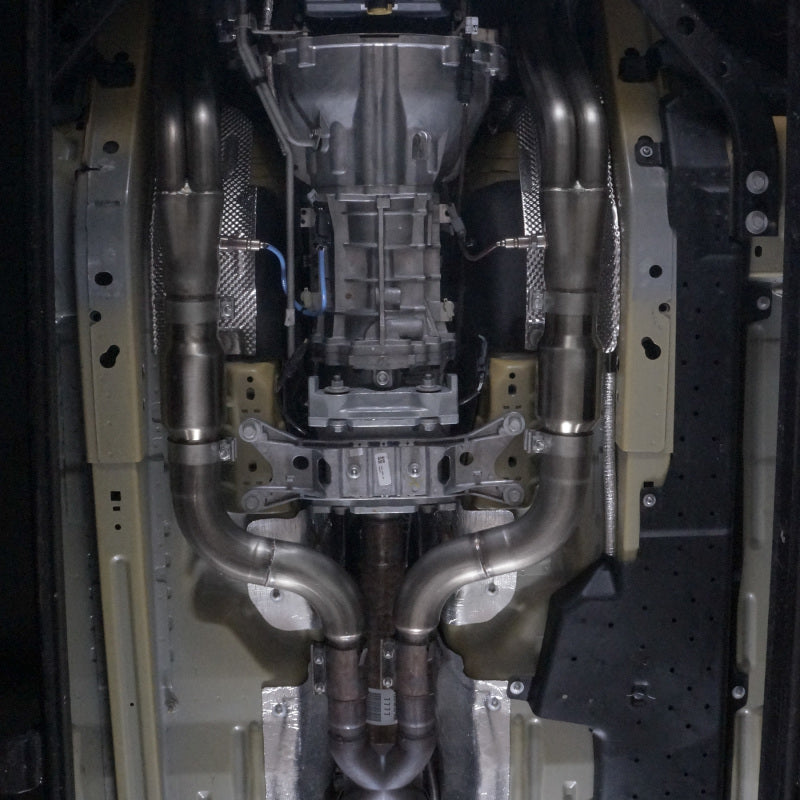 Stainless Works 2015+ Ford GT350 Headers 1-7/8in Primaries High-Flow Cats 3in Collectors-thumbmail-9