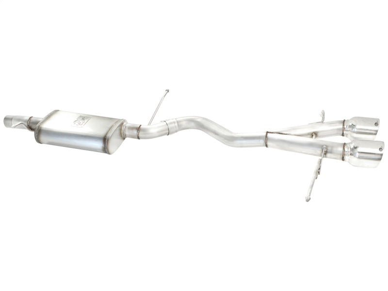 aFe MACHForce XP 2-1/2in SS-304 Cat-Back Exhausts w/ Polished Dual Tips 2008 VW Golf R32 V6-3.2L MKV-thumbmail-5