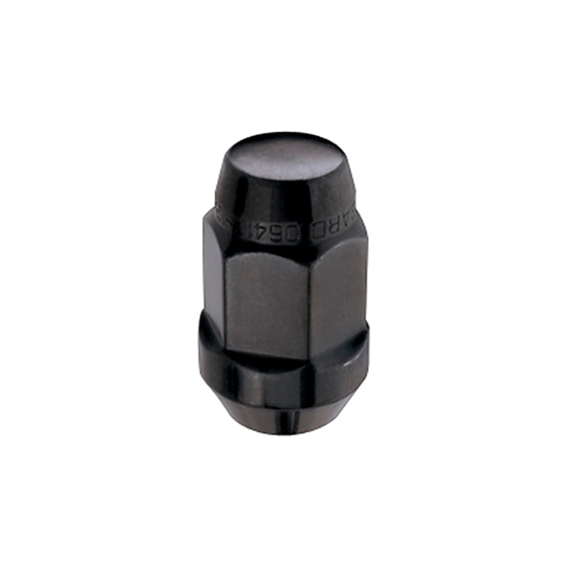 McGard Hex Lug Nut (Cone Seat Bulge Style) 1/2-20 / 3/4 Hex / 1.45in. Length (Box of 144) - Black-thumbmail-2