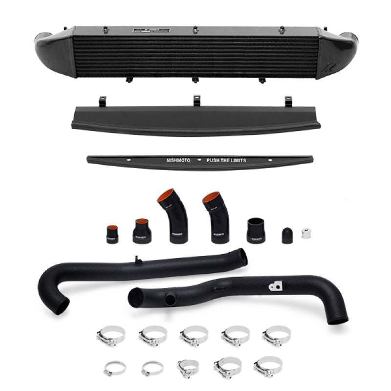 Mishimoto 2014-2016 Ford Fiesta ST 1.6L Front Mount Intercooler (Black) Kit w/ Pipes (Black)-thumbmail-4