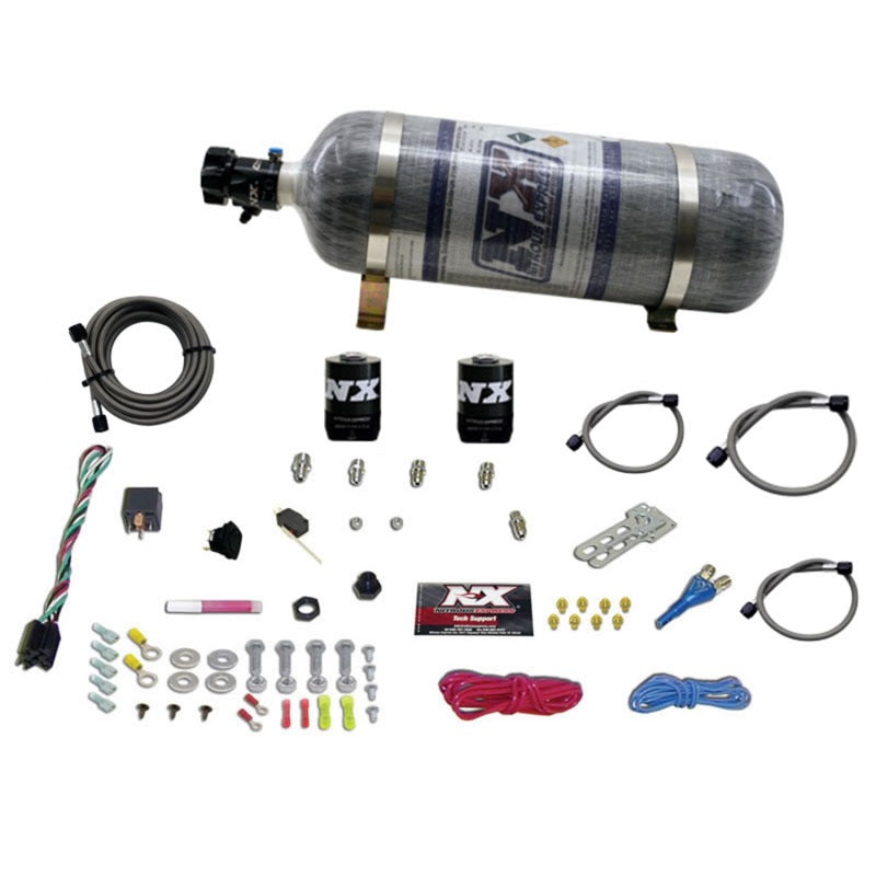 Nitrous Express Ford EFI Race Single Nozzle Nitrous Kit (100-250HP) w/Composite Bottle-thumbmail-1