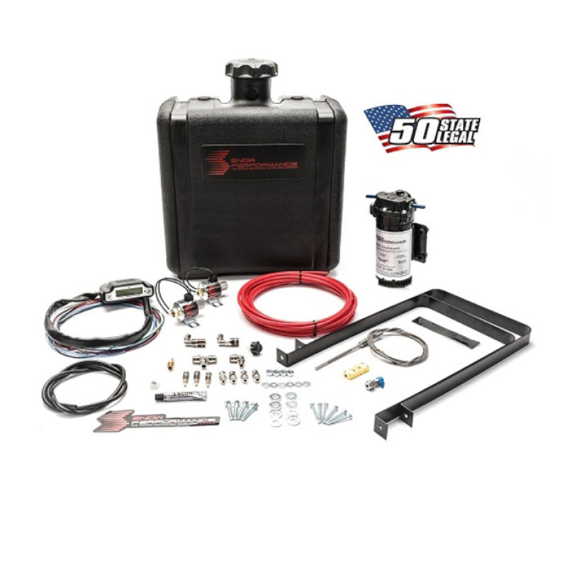 Snow Performance Stg 3 Boost Cooler Water Injection Kit TD (Red Hi-Temp Tubing and Quick Fittings)-thumbmail-1