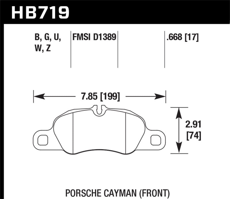 Hawk 09-11 Porsche 911 Carrera / 13-16 Porsche Boxster DTC-60 Race Front Brake Pads-thumbmail-2
