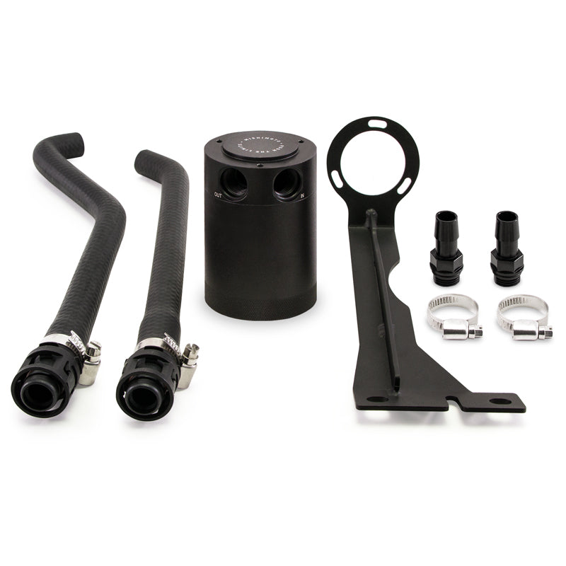 Mishimoto 2014+ Ford Fiesta ST Baffled Oil Catch Can Kit - Black-thumbmail-3