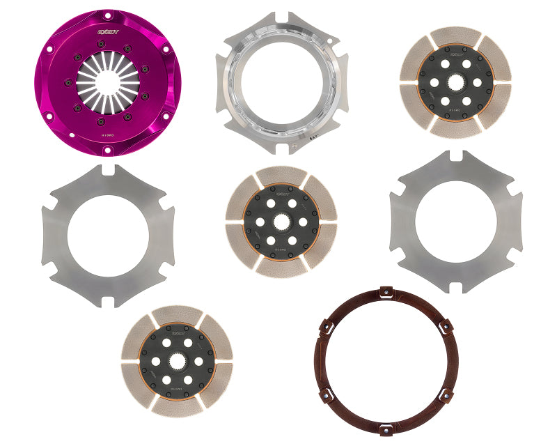 Exedy Universal Builder Series Triple Metallic Clutch Does NOT Incl FW Req. Custom Clutch Actuation-thumbmail-2